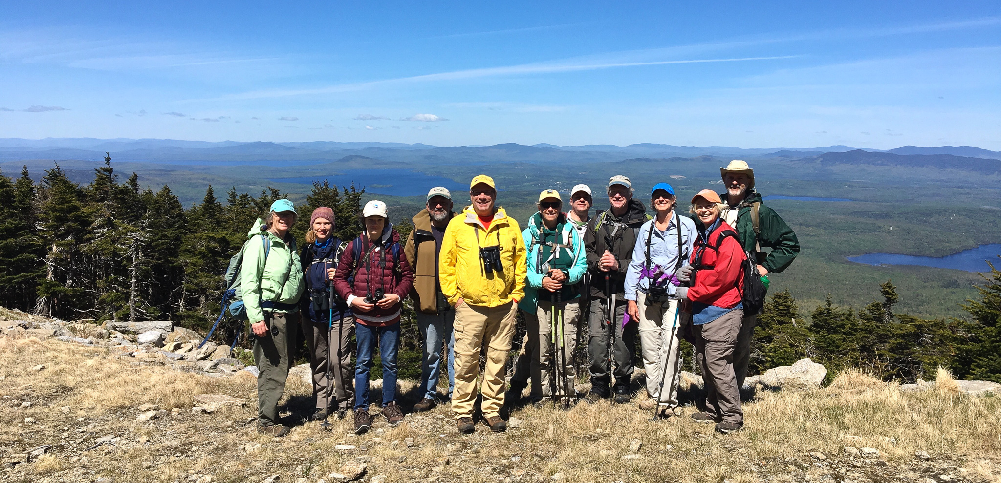 Birding hike at Saddleback Mountain