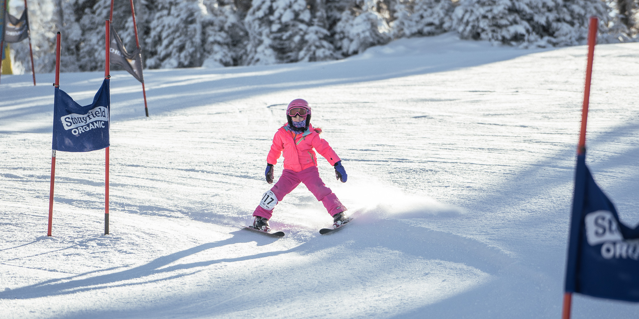 Child ski racer Vertical Challenge at Saddleback Mountain