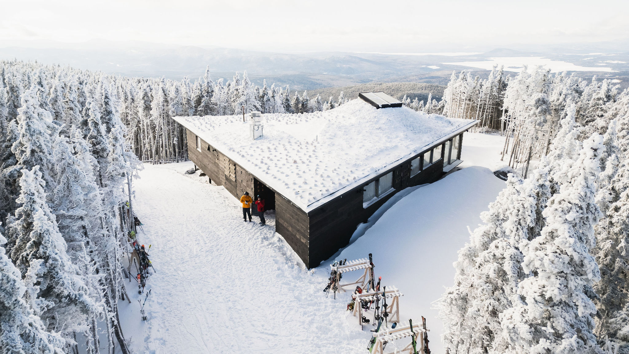 bird's eye view of The Nest at Saddleback Mountain