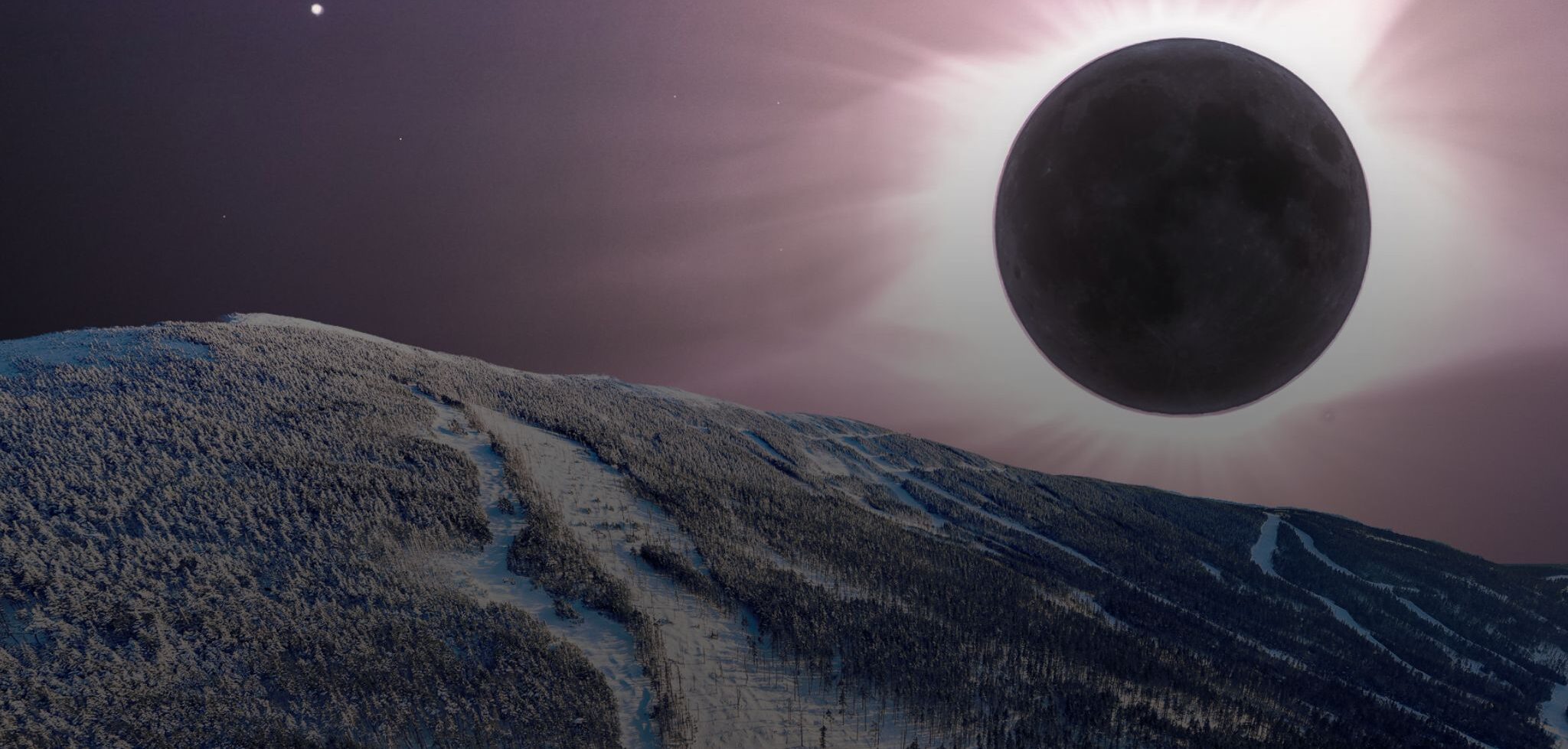 Total Solar Eclipse Saddleback Mountain April 8 2024