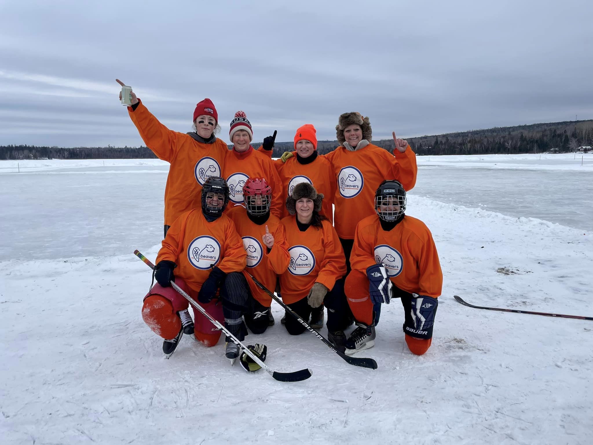 pond hockey women's group