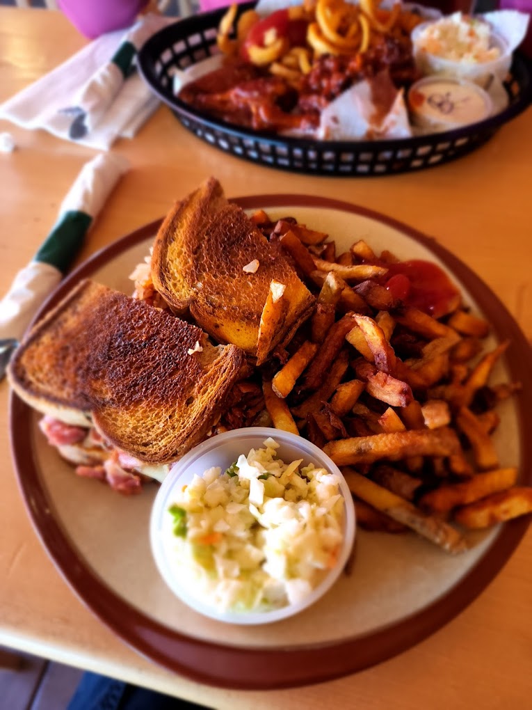 Reuben and french fries