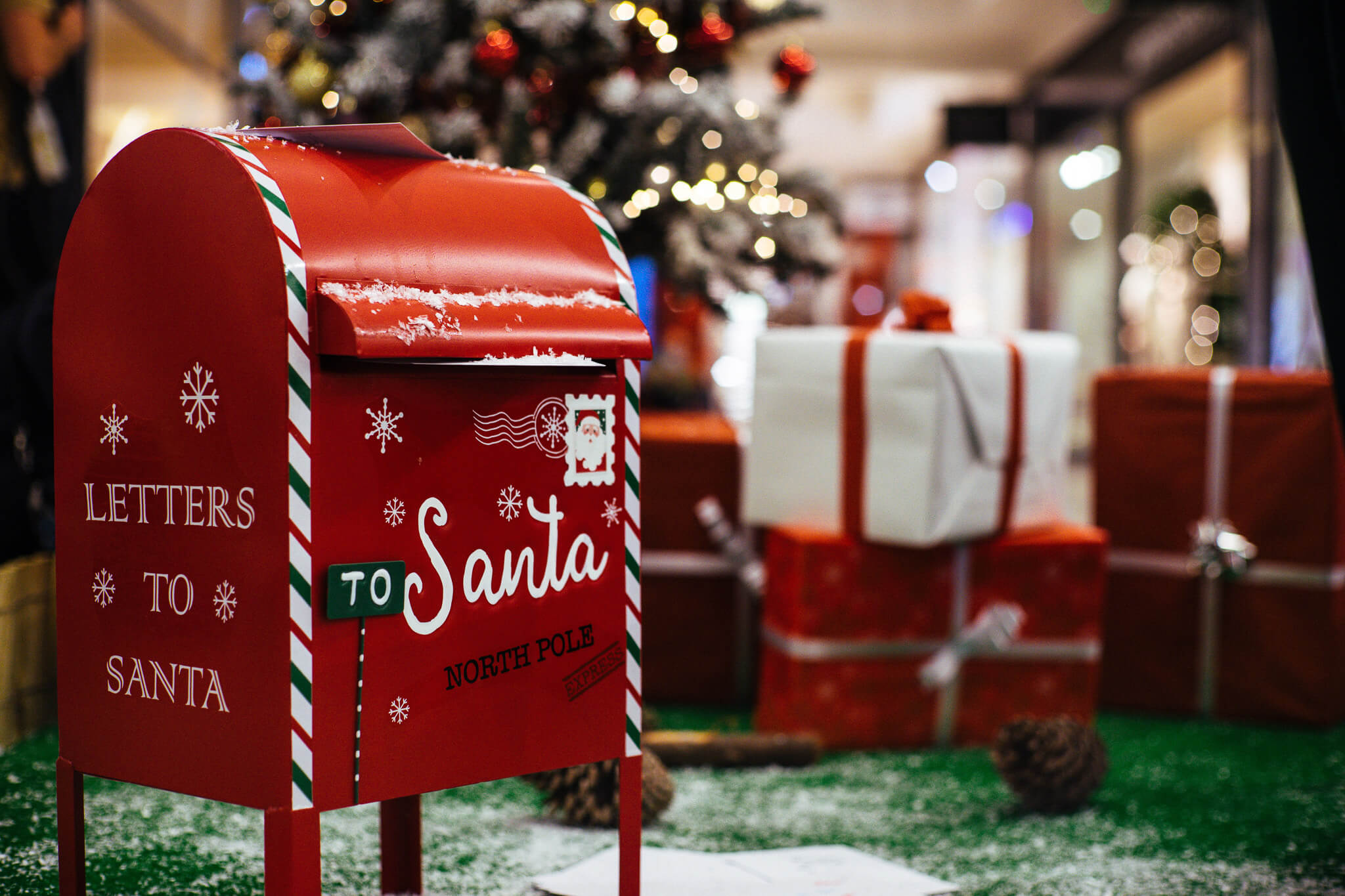 Letters to Santa mailbox