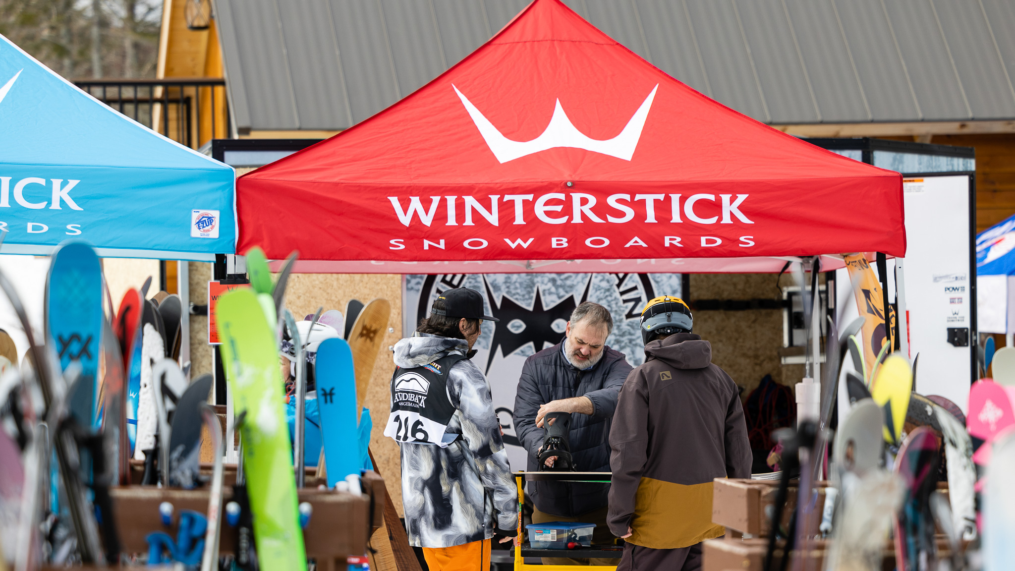 Winterstick Demo tent