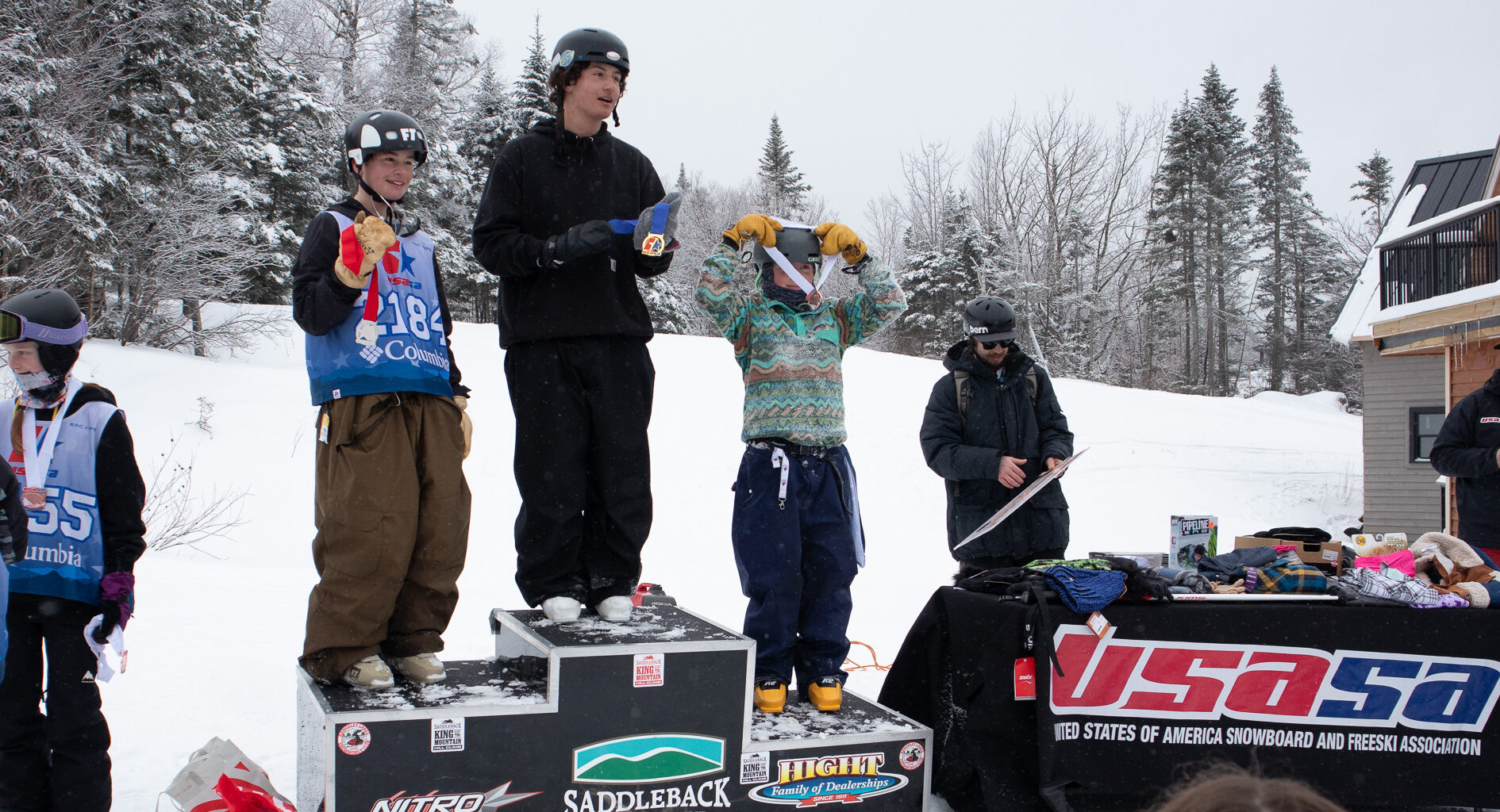 USASA award podium