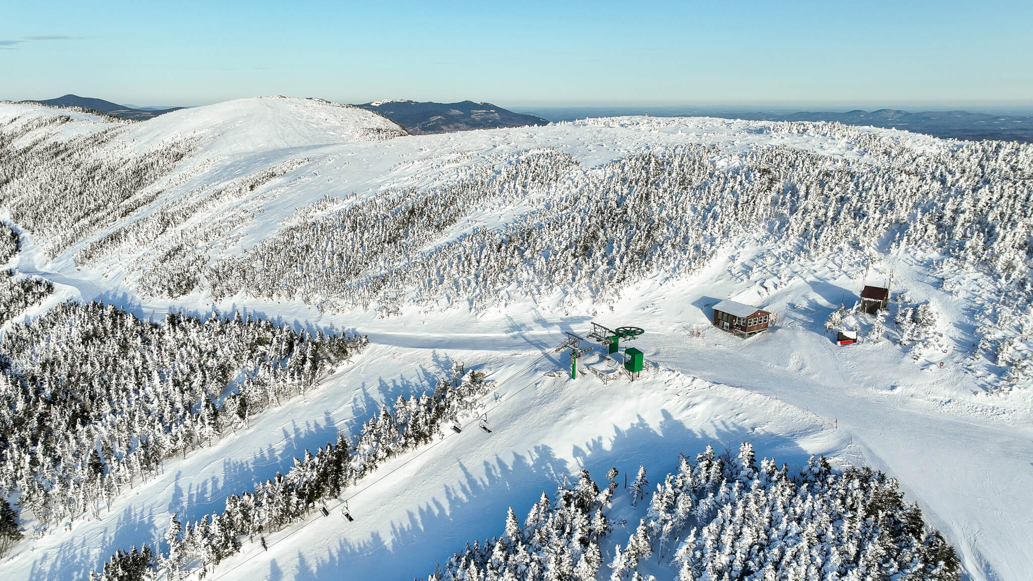 Top of the Kennebago Summit view